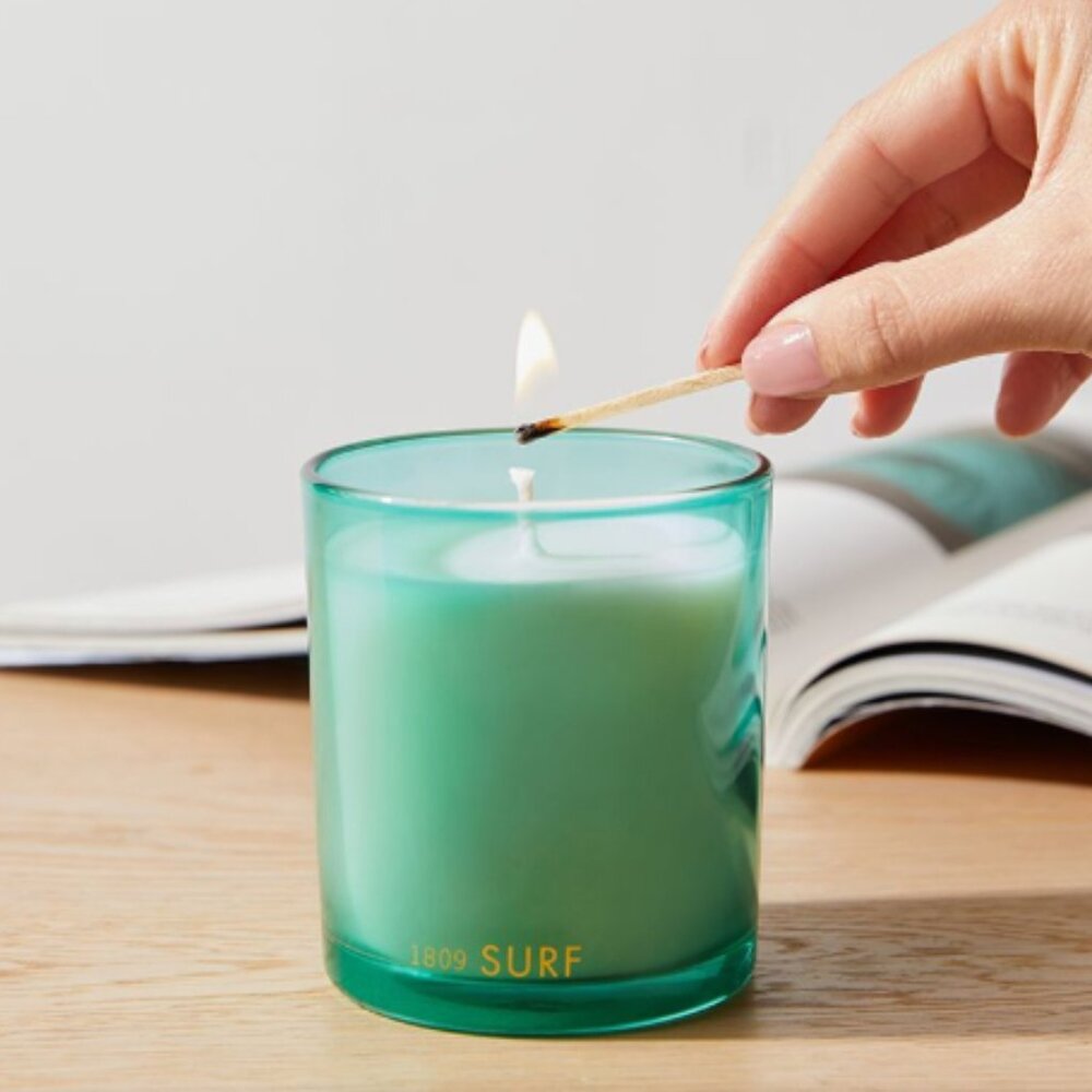 Free People Teal Candle Holder